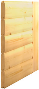 Sauna finlancese classica da casa in kit in legno massello di abete 40 mm Zara da interno: Legno massello naturale
