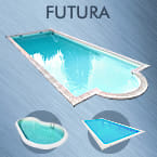 Kit piscine interrate in pannelli d'acciaio Futura